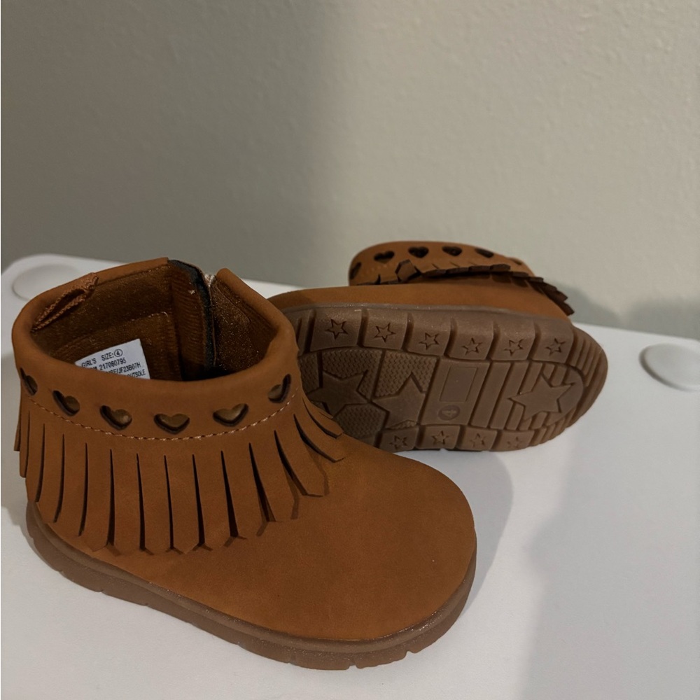 Carter's Tan Fringe toddler Boots